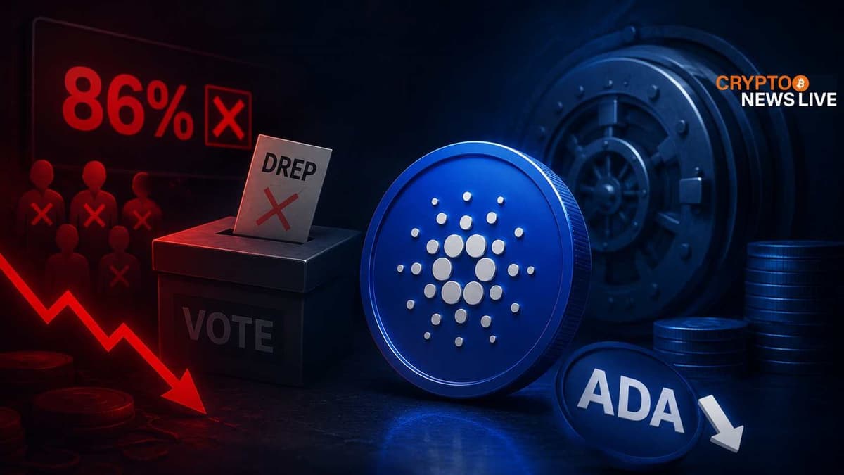 Cardano DReps Split as ADA Price Collapse Reshapes Treasury Vote Logic