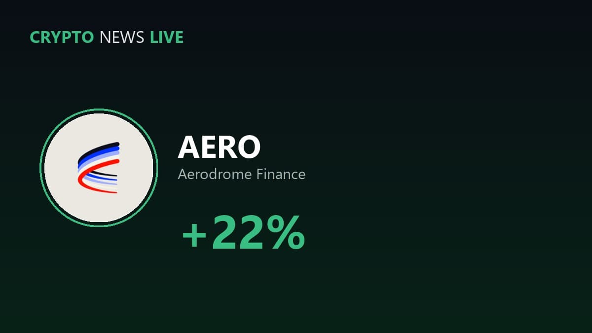 Aerodrome's AERO Was Already Up 18% When It Announced Its October 21 Launch