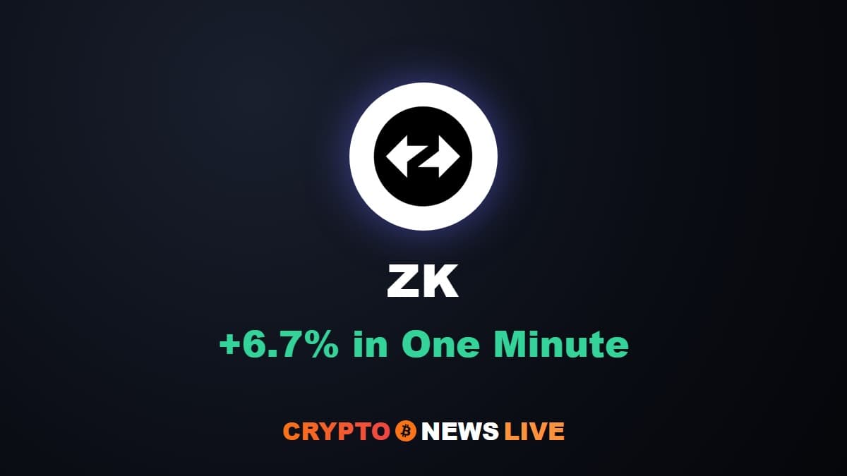 ZK Price Gained 6.7% in One Minute After Vitalik Buterin's Post